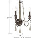 Kenwood 2 Light 10 inch Weathered Ash Sconce Wall Light