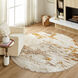 Sibel Gold Rug in 7 Round