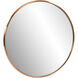 Yorkville 32 X 32 inch Brushed Brass Mirror