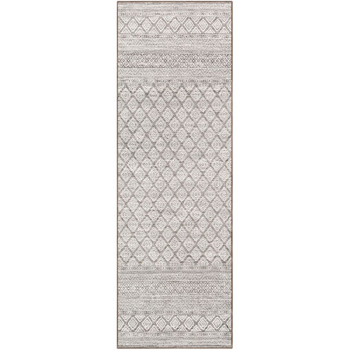 Contempo 94 X 31 inch Light Gray/Charcoal/White Rugs
