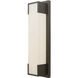 Titon LED 4.7 inch Matte Black ADA Wall Sconce Wall Light