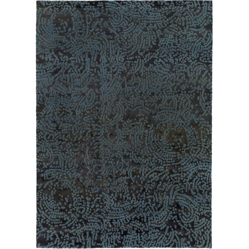 Shibui 72 X 48 inch Denim, Dark Brown, Taupe Rug