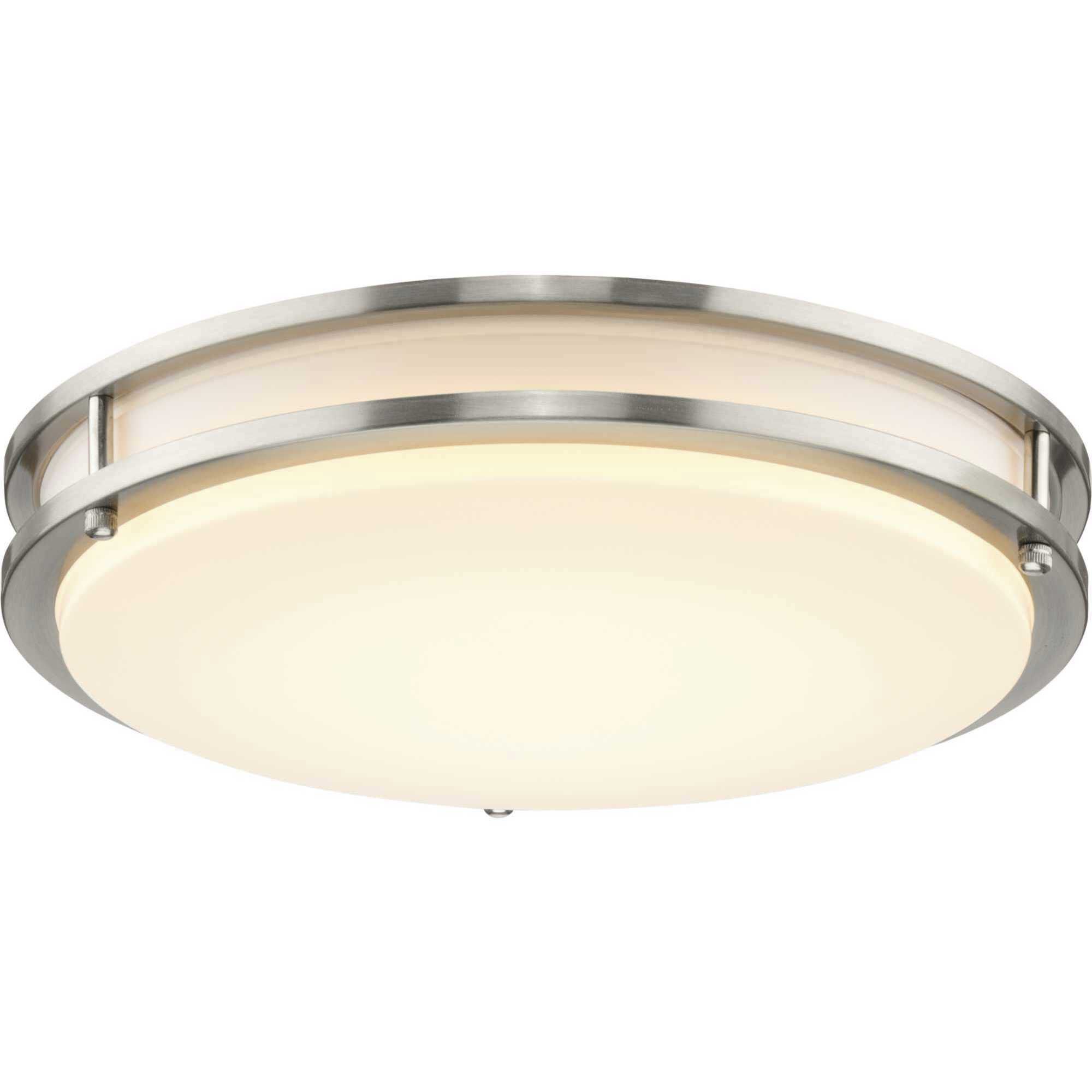 Abide LED LED 14 inch Brushed Nickel Flush Mount Ceiling Light, Medium, Progress LED
