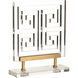 Claire Bell Clear/Antique Brass Decorative Accent