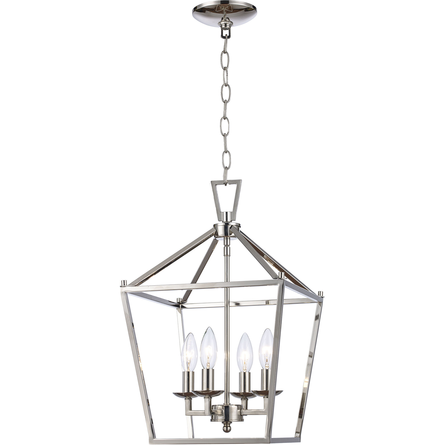 Lacey 4 Light 12 inch Polished Chrome Pendant Ceiling Light