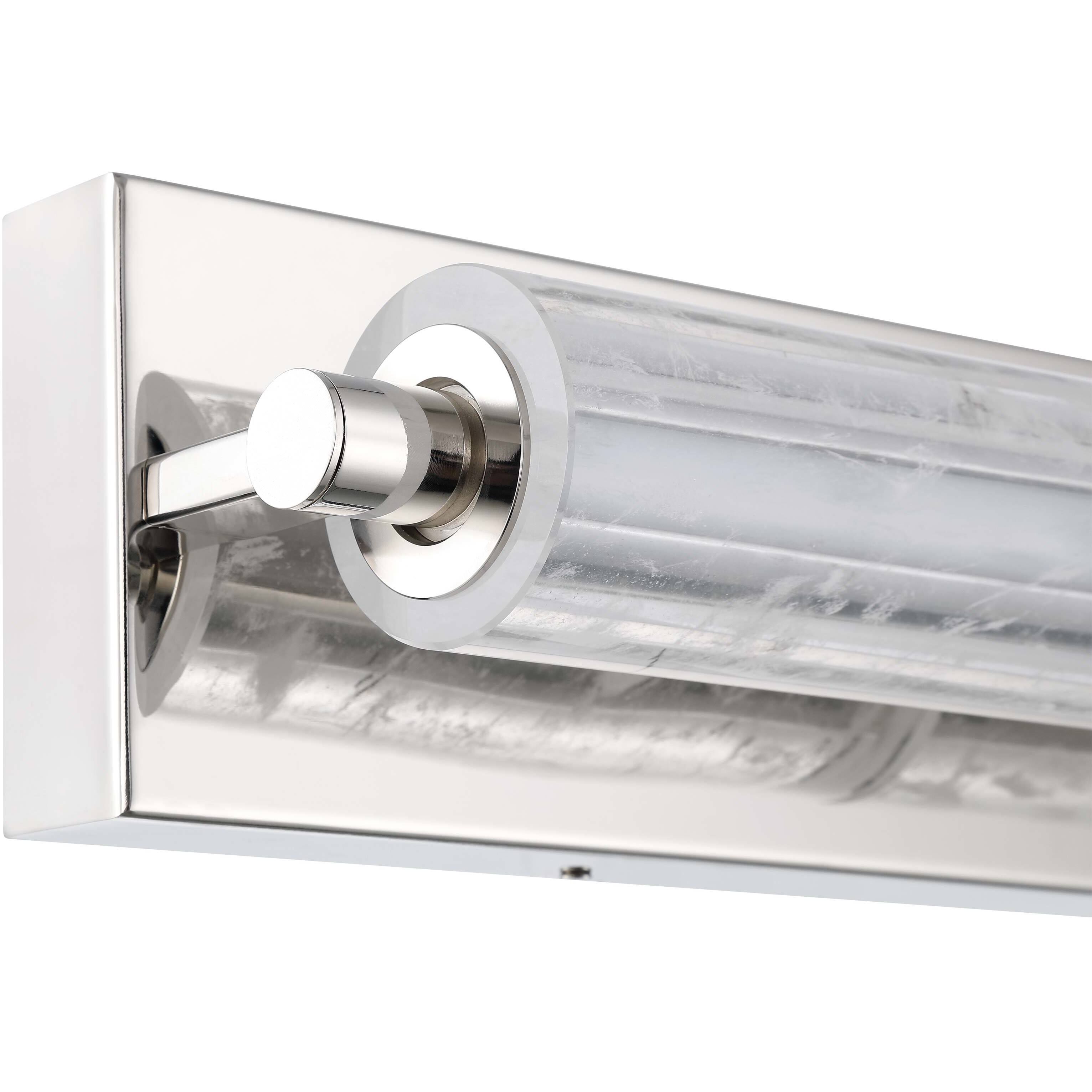 Crystallo LED 4.88 inch Polished Nickel Wall Sconce Wall Light