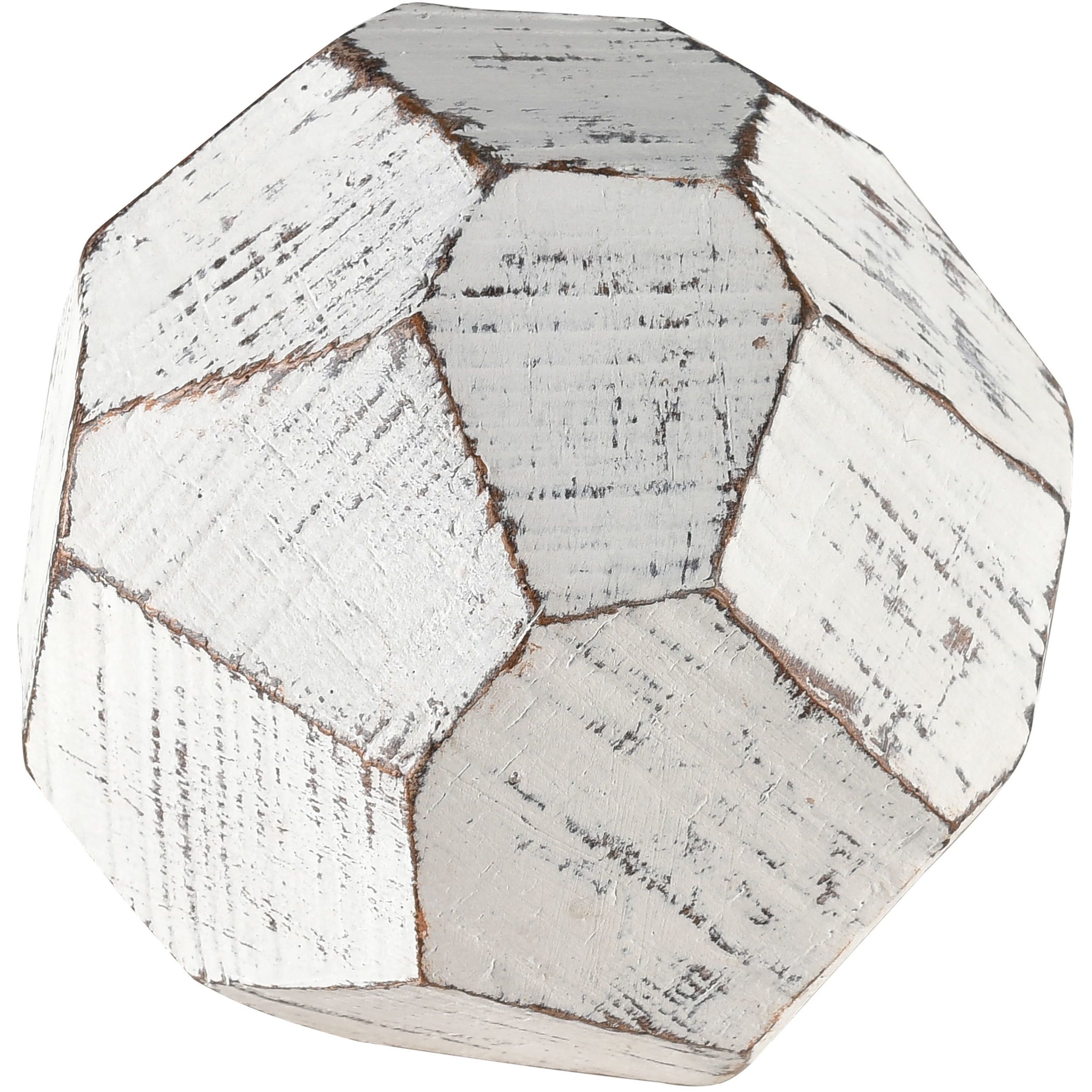 Copas Whitewash Decorative Object, Set of 3