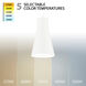 Twist-N-Lite LED 5 inch White Mini-Pendant Ceiling Light