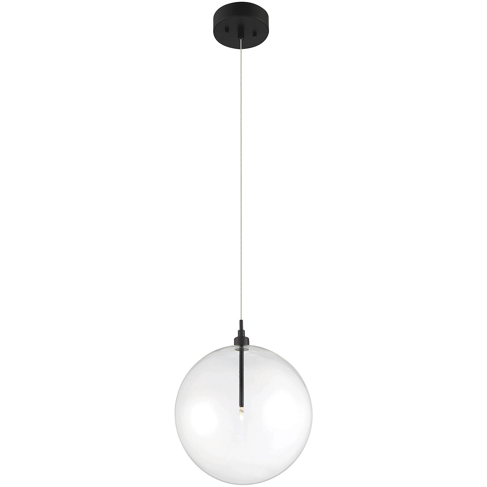 Modern LED 14 inch Oil Rubbed Bronze Pendant Ceiling Light