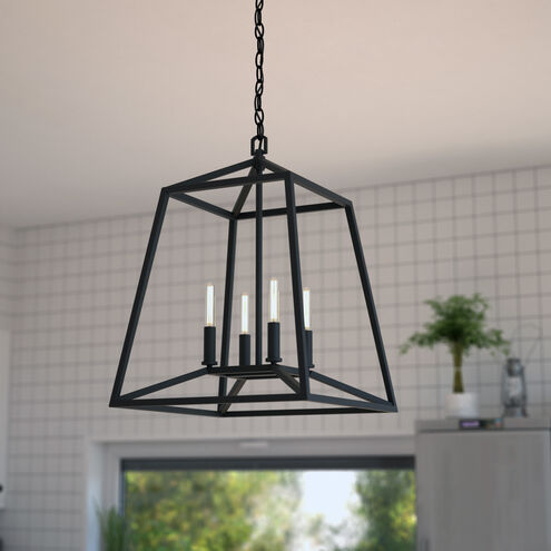 Hayes LED 16 inch Black Pendant Ceiling Light