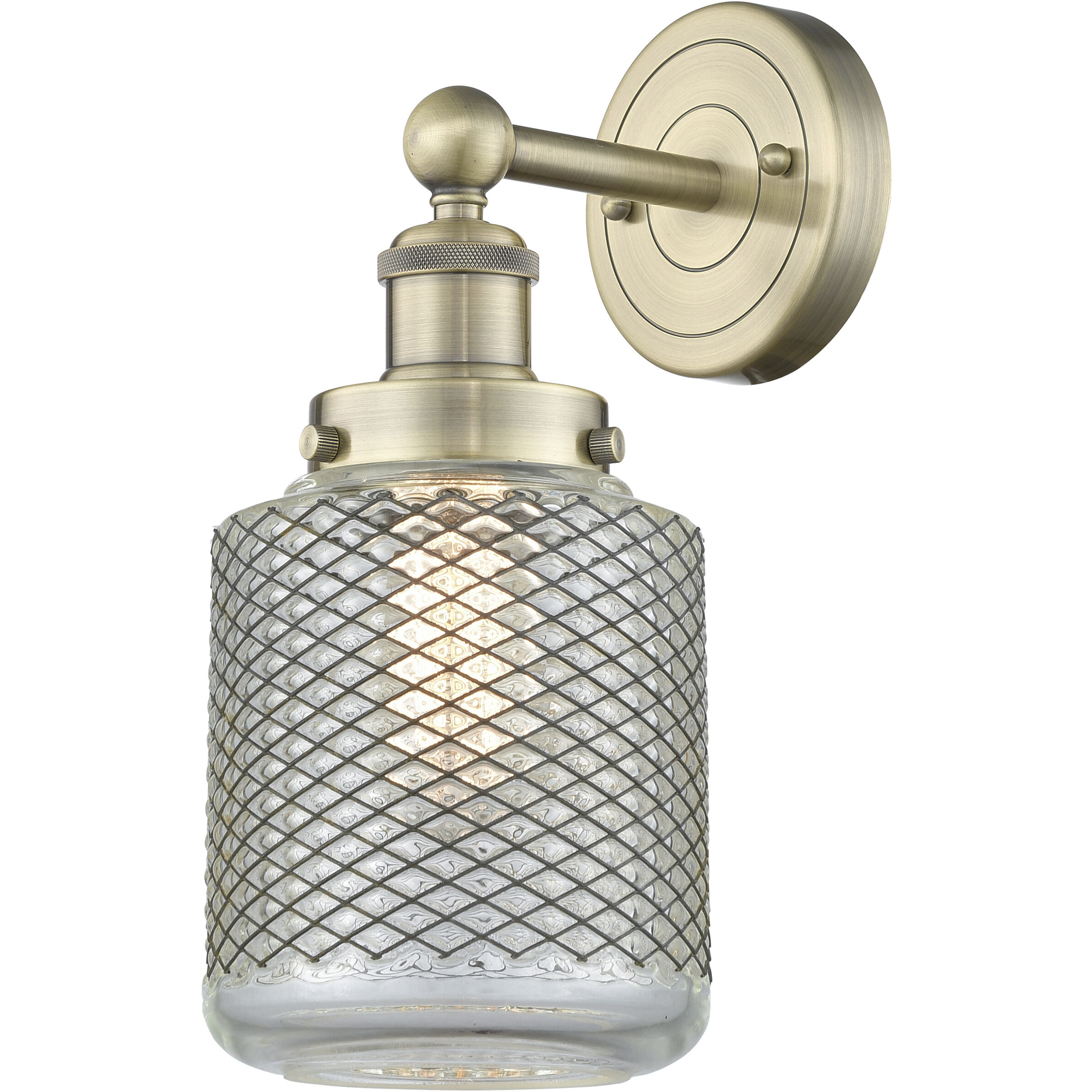 Stanton Sconce Wall Light in Antique Brass