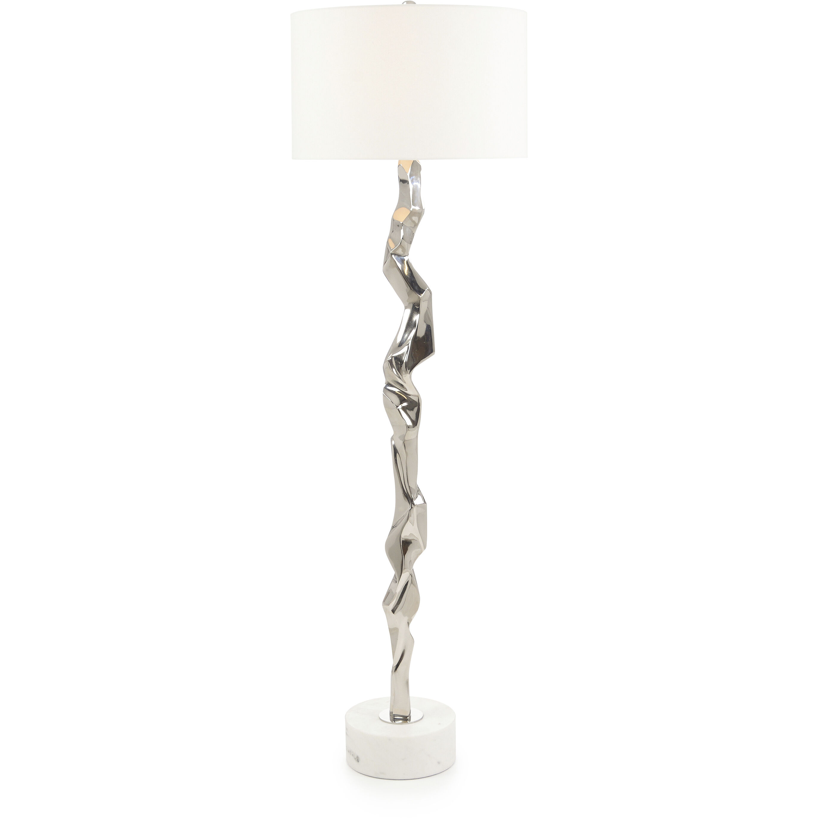 Polished nickel floor lamp store