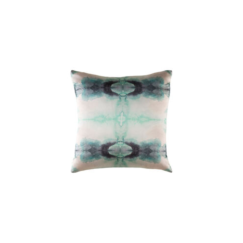 Kalos 20 X 20 inch White and Mint Throw Pillow