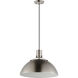 Dawn 1 Light 19.5 inch Satin Nickel Single Pendant Ceiling Light