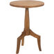 Atomic Teak 29 X 20 inch Clear Coat Semi-Gloss Accent Table
