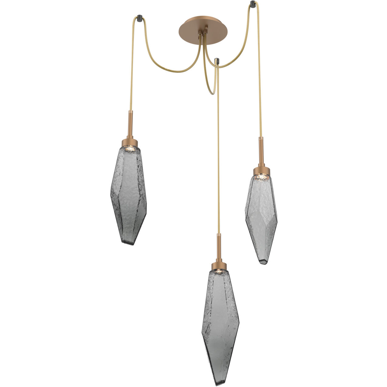 Rock Crystal 3 Light 13.50 inch Pendant