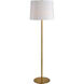 Radison 60 inch 100 watt Antique Brass Floor Lamp Portable Light, Small