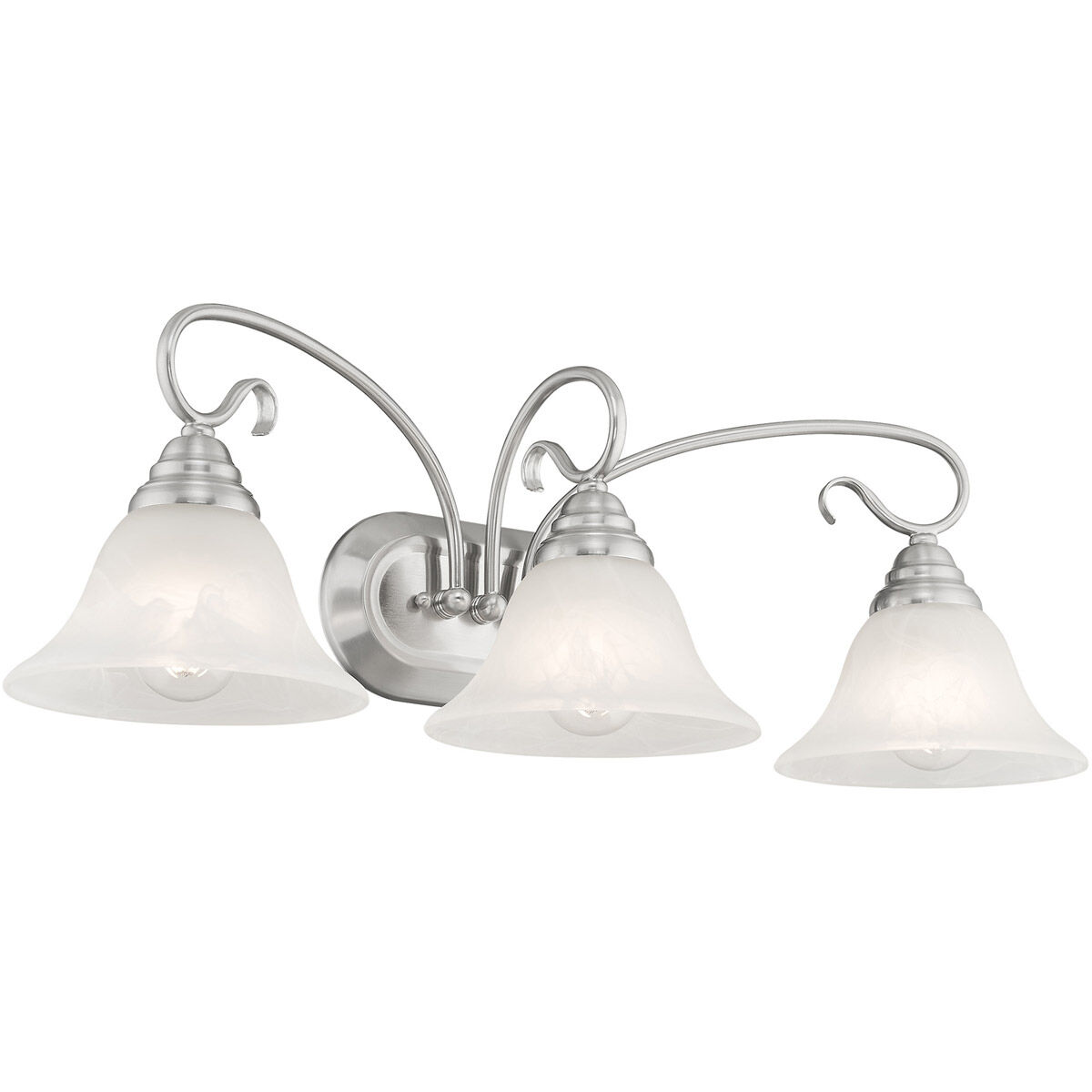 Coronado 3 Light 27 inch Brushed Nickel Bath Vanity Wall Light