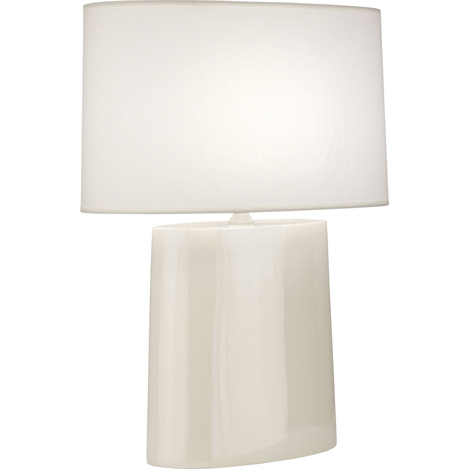Victor 26.25 inch 100 watt Bone Table Lamp Portable Light