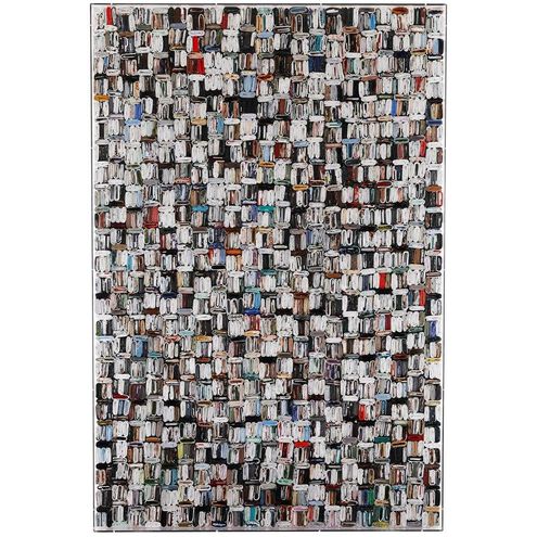 Paper Pixels 59.75 X 40 inch Painting