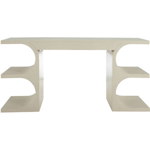 Erin 64 X 22 inch Cerused White Desk