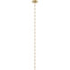 Marni LED 4.38 inch Natural Brass Pendant Ceiling Light