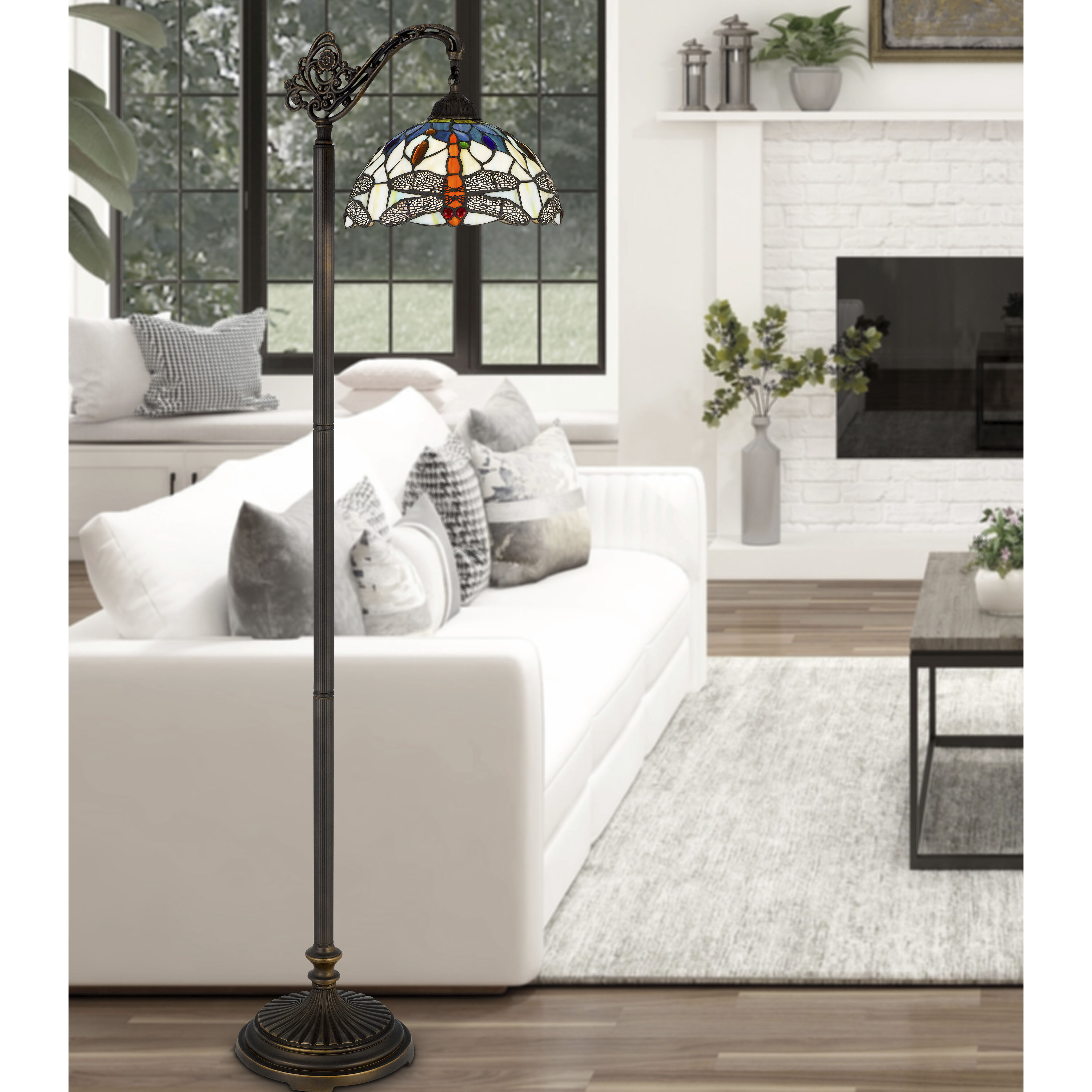 Colebridge 62 inch 60.00 watt Bronze Floor Lamp Portable Light