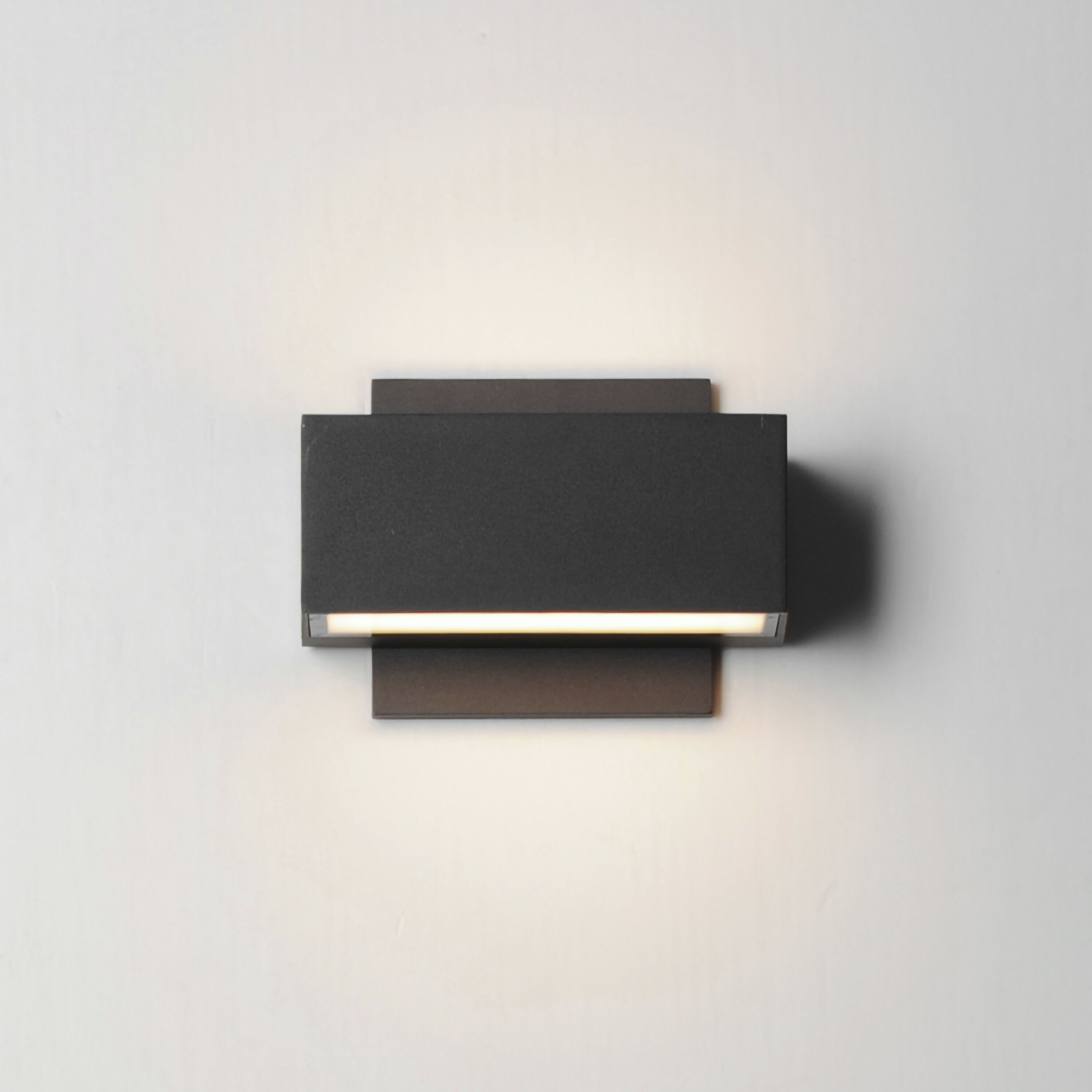 Blok LED 3.25 inch Black Outdoor Wall Mount