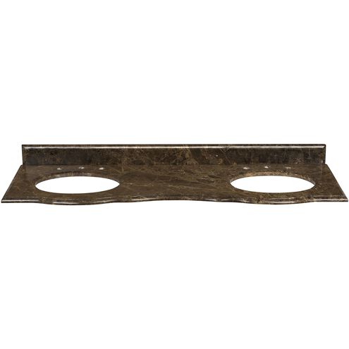 Warwick Dark Emperador Granite Vanity Top in Dark Emperador Marble
