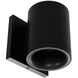 Zoron LED 4.75 inch Arc Black Outdoor Wall Lighting