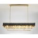 Canada LED 14.5 inch Black and Gold Chandelier Ceiling Light