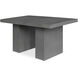 Aurelius 63 X 35.5 inch Grey Outdoor Dining Table