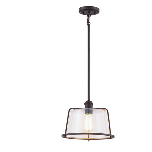 Revere 1 Light 12 inch Dark Bronze Pendant Ceiling Light