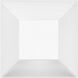 Nuvi 12v 1.40 watt Matte White Landscape Deck Sconce, Square