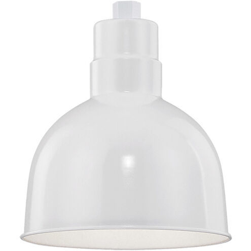 R Series White 10 inch Deep Bowl Shade