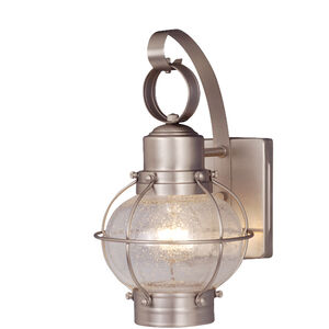 Chatham 1 Light 12 inch Brushed Nickel Outdoor Wall