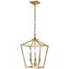 Lundy's Lane 3 Light 11.75 inch Multiple Finishes and Brass Pendant Ceiling Light