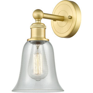 Hanover 1 Light 6.25 inch Satin Gold and Fishnet Sconce Wall Light