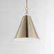 Veritas 1 Light 12 inch Heritage Single Pendant Ceiling Light