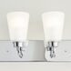 Kerrville 4 Light 24.63 inch Chrome Wall Bath Fixture Wall Light