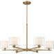 Seville 6 Light 32 inch Legacy Brass Chandelier Ceiling Light