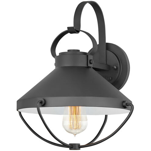 Crew LED 14 inch Black Outdoor Wall Mount Lantern