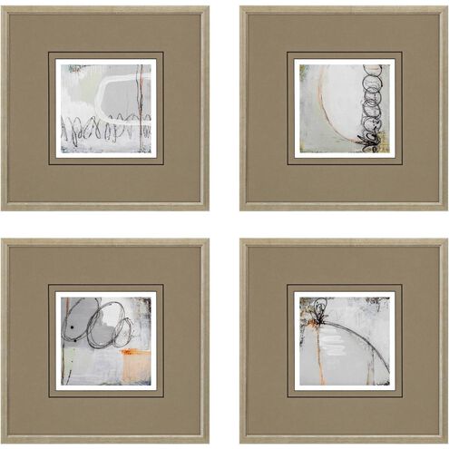 Abstract Collection Gray Framed Art