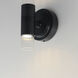 Ovation LED 4 inch Black Wall Sconce Wall Light