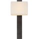 Anne-Marie Barton Fumar Tail Sconce Wall Light in Ridged Carbon
