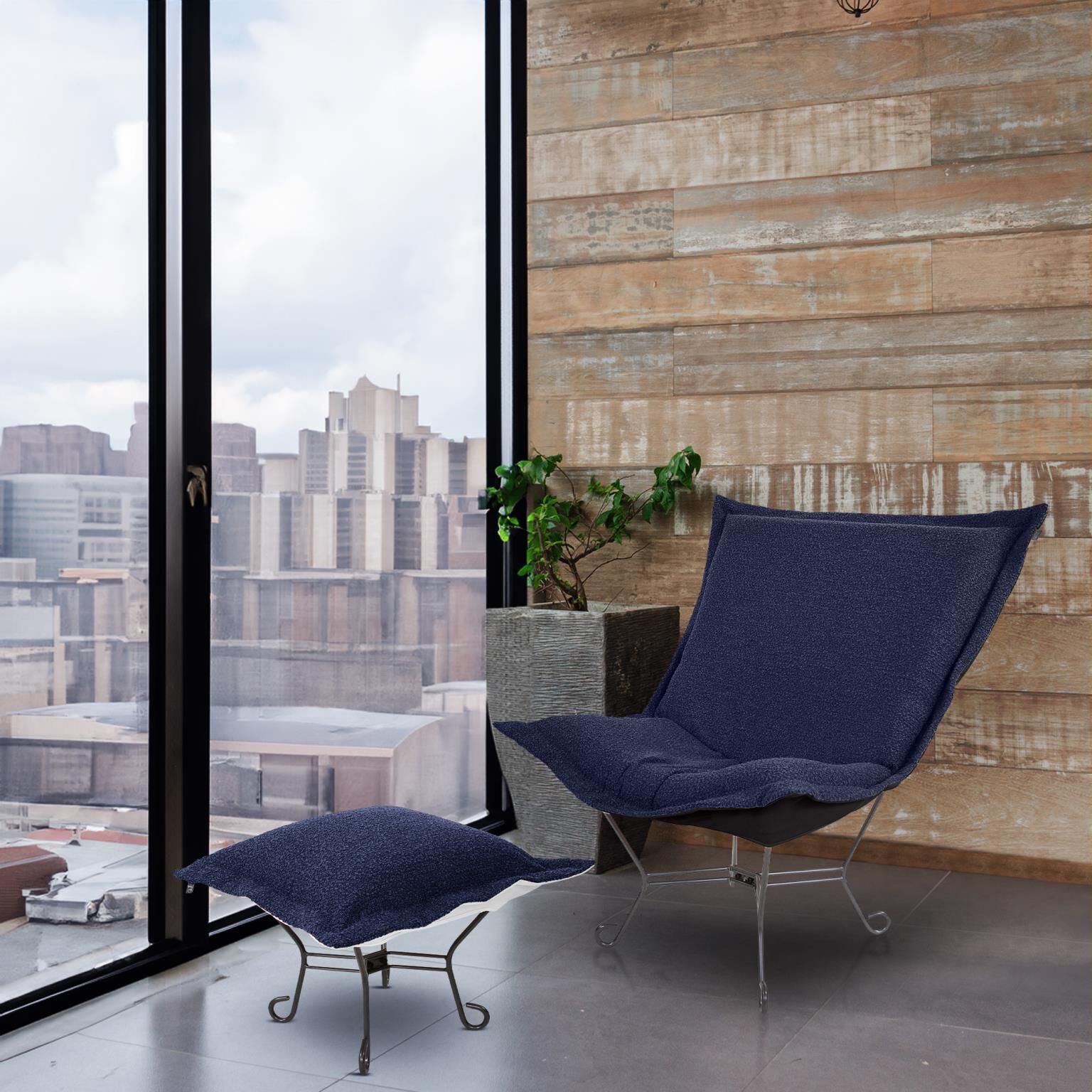 Barbet Royal Blue Chair