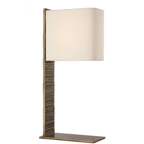 Anne-Marie Barton Fumar 34 inch 8.00 watt Ridged Tombac Statement Table Lamp Portable Light