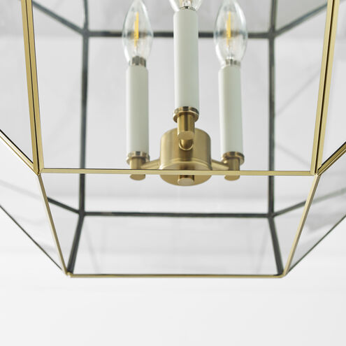 Suzanne Kasler Morrison 3 Light 18.5 inch Satin Brass Pendant Ceiling Light