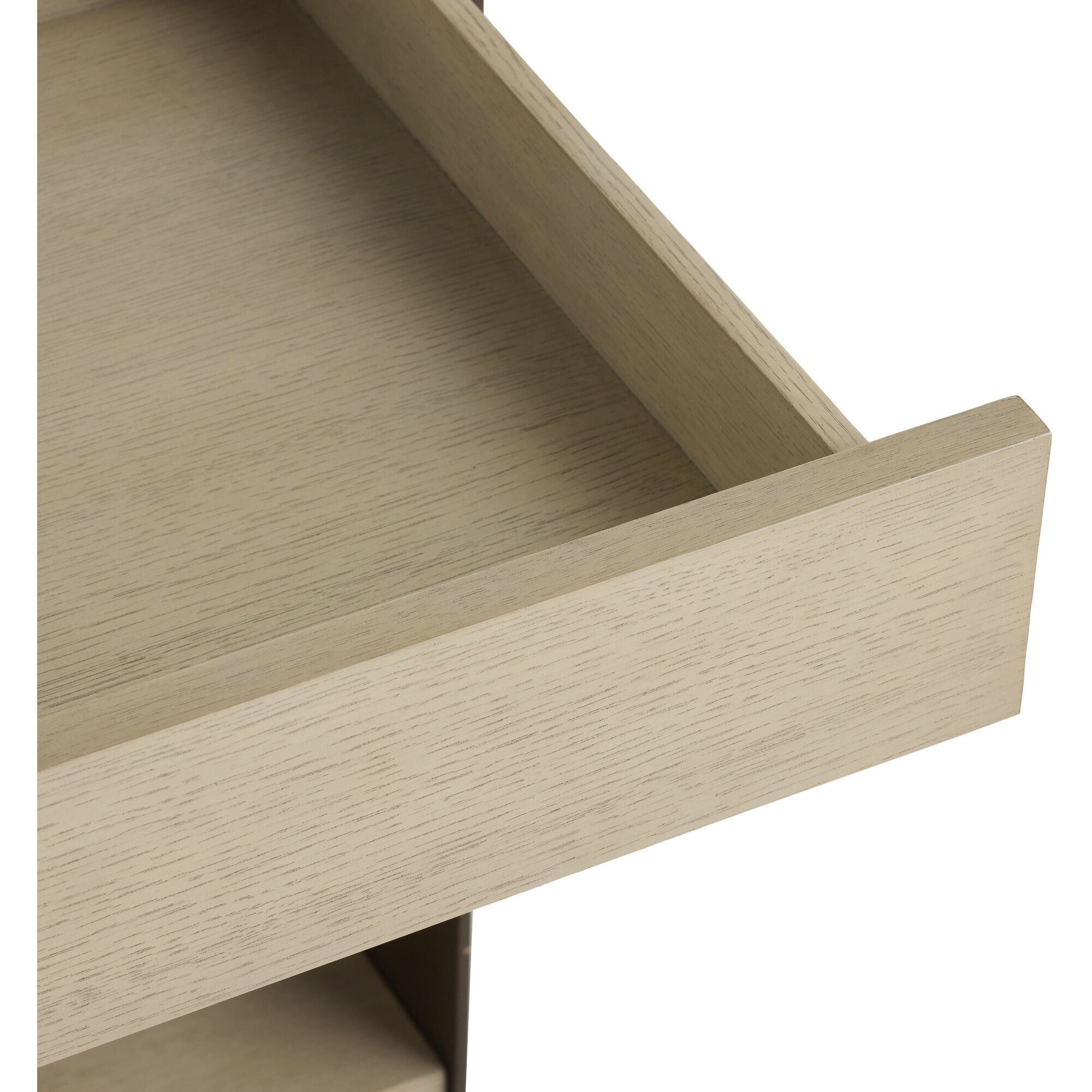 Norwich 30 X 26.5 inch Smoke and Vintage Brass Side Table