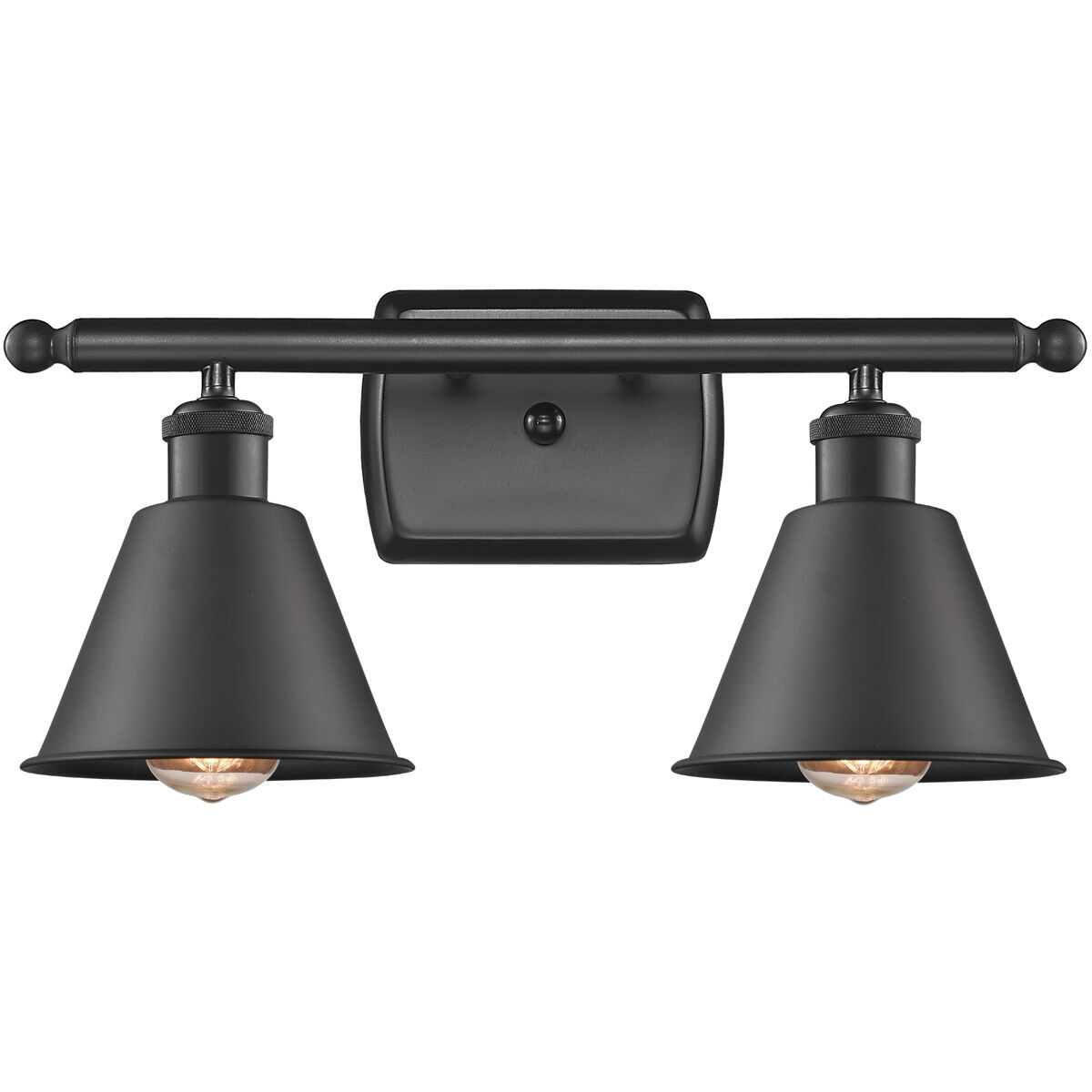 Ballston Smithfield 2 Light 16 inch Antique Brass Bath Vanity Light Wall Light in Incandescent, Ballston